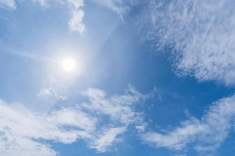 Clear blue sky background,clouds with background. 库存照片