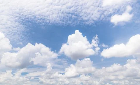 Clear blue sky background,clouds with background. 库存照片