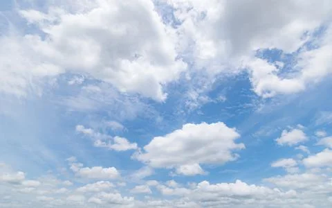 Clear blue sky background,clouds with background. Stock Photos