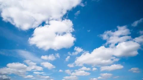 Clear blue sky background,clouds with background. Stock Photos