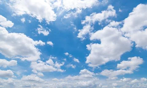 Clear blue sky background,clouds with background. Stock-Fotos