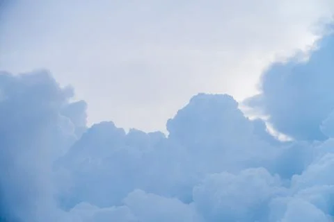 Clear blue sky background,clouds with background. Stock Photos