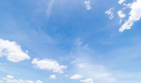 Clear blue sky background,clouds with background. Stock-Fotos