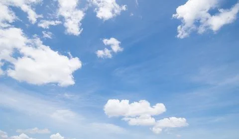 Clear blue sky background,clouds with background. Stock-Fotos