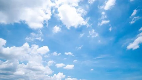 Clear blue sky background,clouds with background. Stock Photos