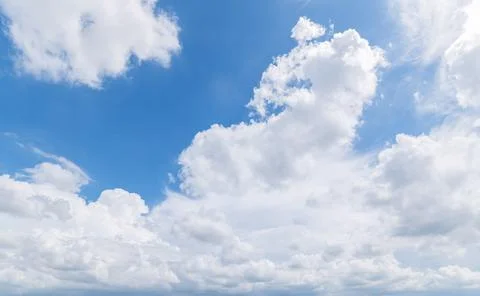 Clear blue sky background,clouds with background. Stock-Fotos