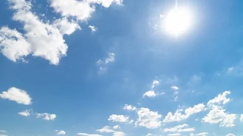 Clear blue sky background,clouds with background. Stock Photos