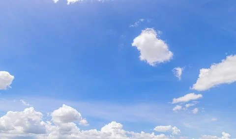 Clear blue sky background,clouds with background. Stock-Fotos