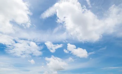 Clear blue sky background,clouds with background. Stock-Fotos