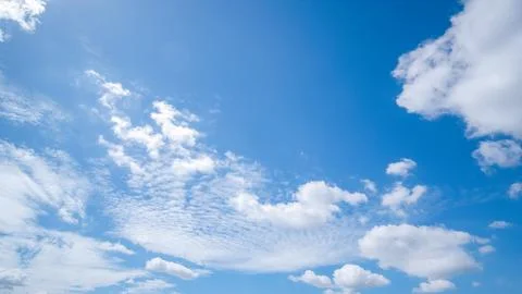 Clear blue sky background,clouds with background. Foto stock