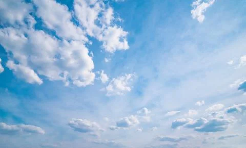 Clear blue sky background,clouds with background. Stock-Fotos