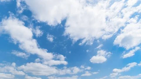 Clear blue sky background,clouds with background. Stock Photos
