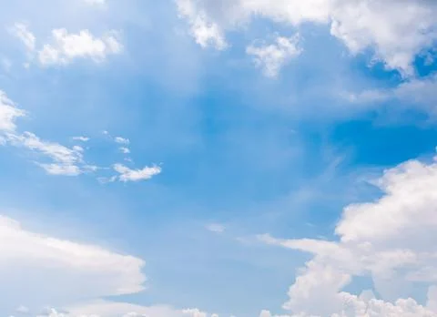 Clear blue sky background,clouds with background. Stock-Fotos