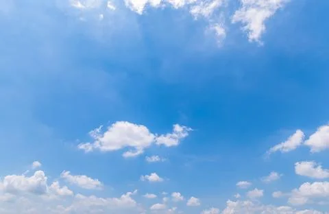 Clear blue sky background,clouds with background. Stock Photos