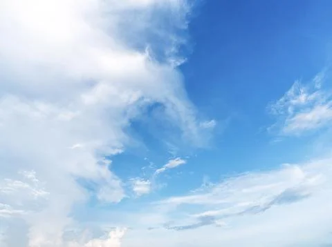 Clear blue sky background,clouds with background. 库存照片