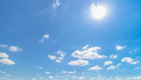 Clear blue sky background,clouds with background. Stock Photos