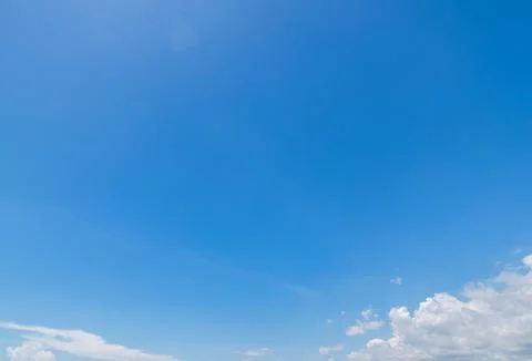 Clear blue sky background,clouds with background. Stock Photos