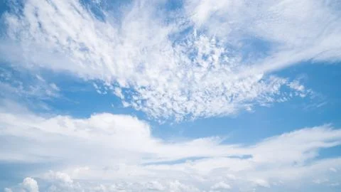 Clear blue sky background,clouds with background. Stock-Fotos