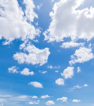 Clear blue sky background,clouds with background. Stock Photos