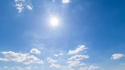 Clear blue sky background,clouds with background. Stockfoto's