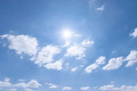 Clear blue sky background,clouds with background. Stock-Fotos