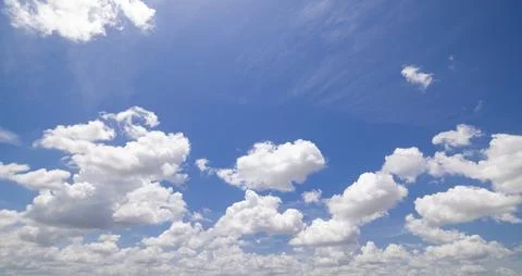Clear blue sky background,clouds with background. Stock Photos