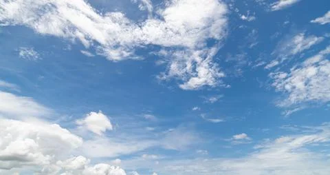 Clear blue sky background,clouds with background. Stock Photos