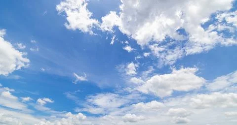 Clear blue sky background,clouds with background. Stockfoto's