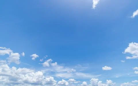 Clear blue sky background,clouds with background. Stock Photos