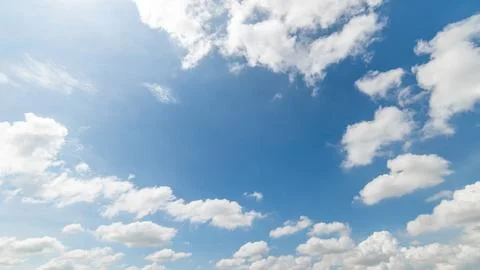 Clear blue sky background,clouds with background. Stock Photos