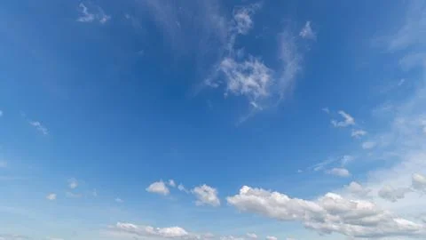 Clear blue sky background,clouds with background. Stock Photos
