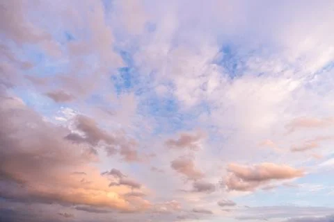 Clear blue sky background,clouds with background. Stock Photos