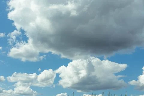 Clear blue sky background,clouds with background Stock Photos