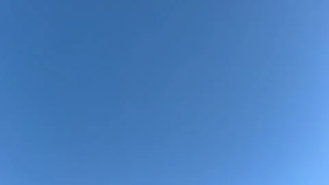 Clear blue sky - Bright, expansive, cloudless. Windless and cloudless weather. Stock Footage 287550831