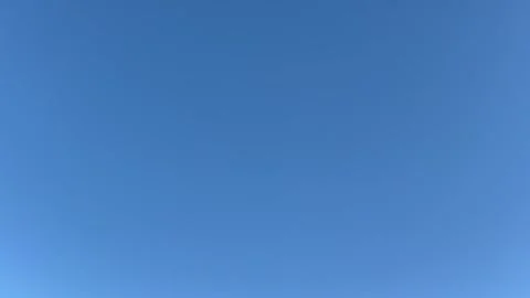 Clear blue sky - Bright, expansive, cloudless. Windless and cloudless weather. Stock Footage 287551009