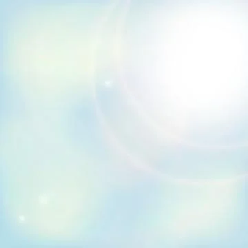 Clear blue sky with clouds vector abstract background Stock Illustration