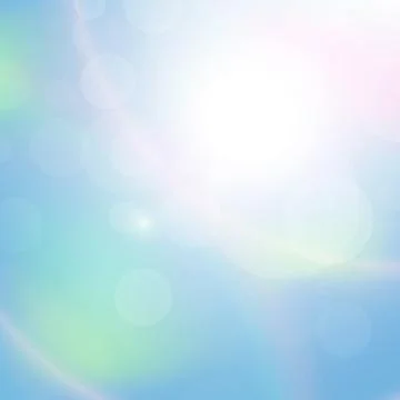 Clear blue sky with clouds vector abstract background Stock Illustration