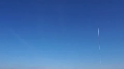 Clear blue sky Stock Footage 48083640