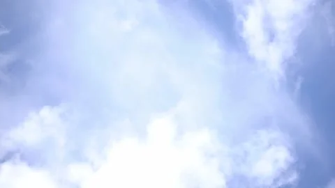 Clear blue sky, with little clouds Stock Footage 157642166