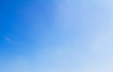 Clear Blue Sky No Cloud Foto stock