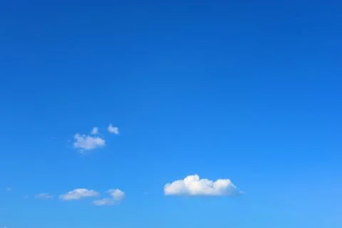 Clear blue sky Foto stock