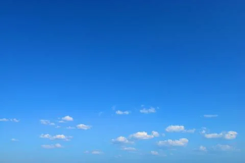 Clear blue sky Foto stock