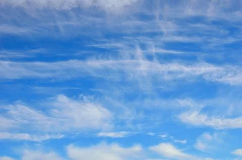 Clear blue sky. Stock Photos