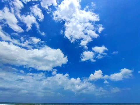 Clear blue sky 写真素材
