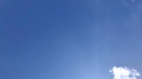 Clear Blue Sky with Soft White Clouds Background, Blue Sky with White Cloud Stock Photos