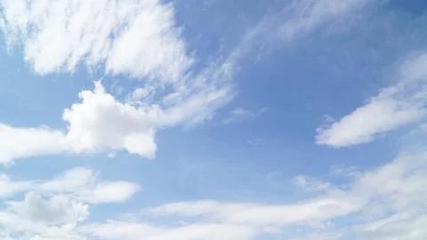 Clear blue sky with some cloud Stock Photos