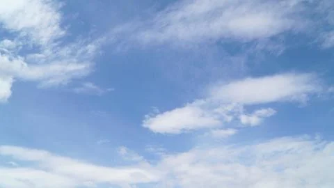 Clear blue sky with some cloud Foto stock