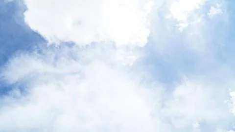Clear blue sky with some cloud Stock Photos