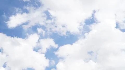 Clear blue sky with some cloud Stock Photos