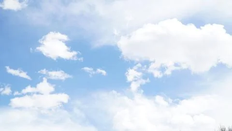 Clear blue sky with some cloud Foto stock